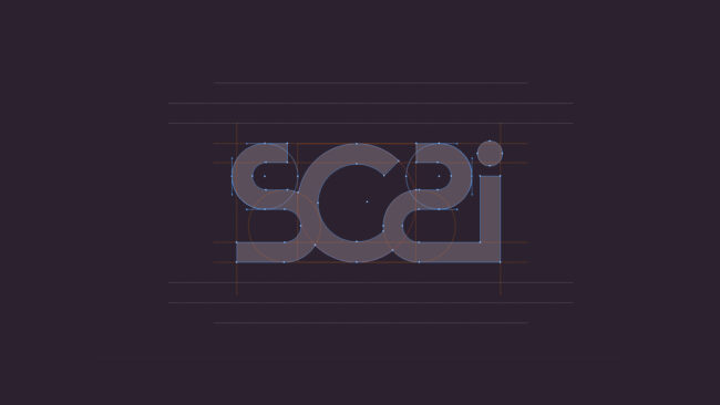 EN QUÊTE D’IDENTITÉ Construction du logo Sc2i à partir de forme primitive. ©Design Stéphane Bérard