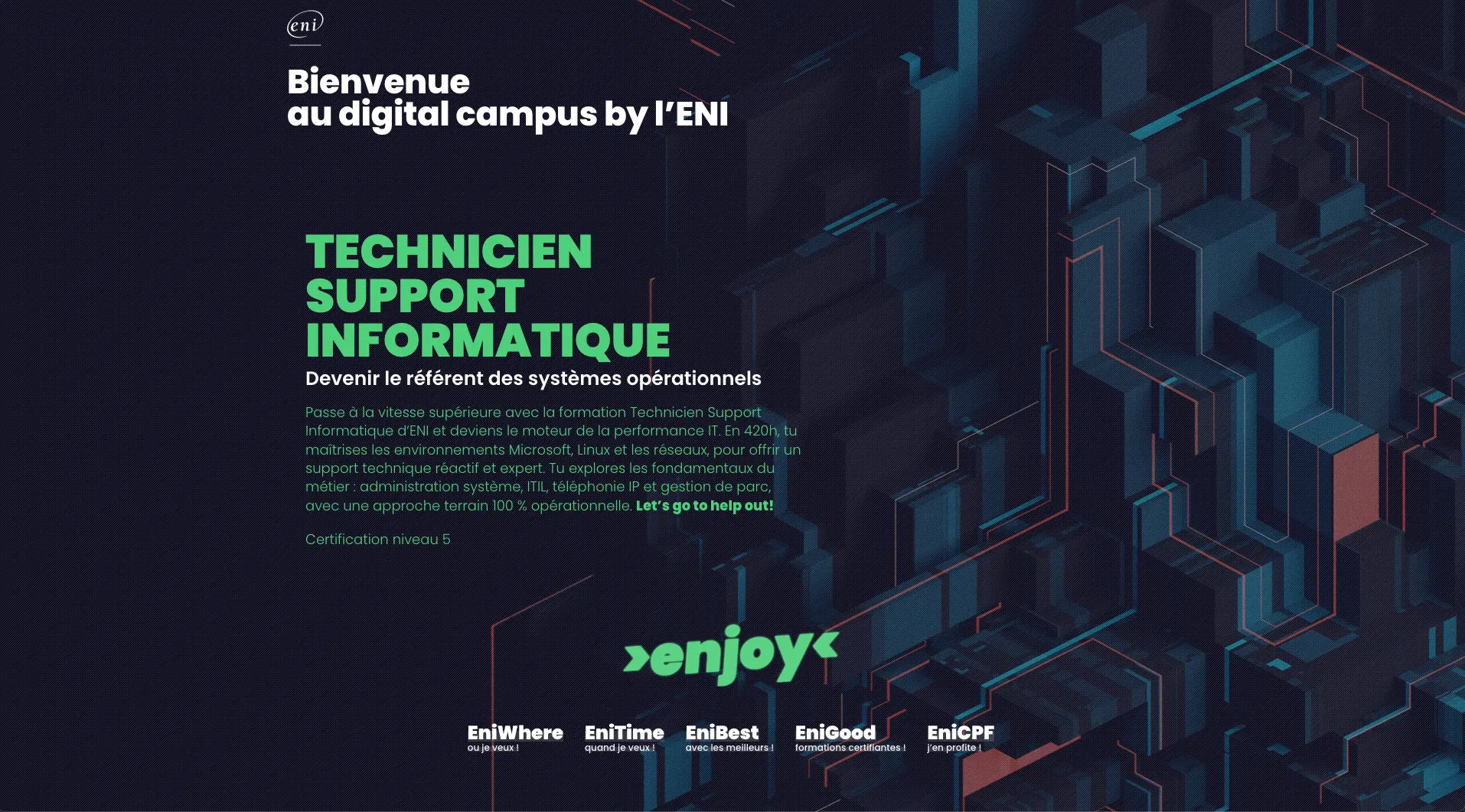 Formation Technicien Support Informatique - DIGITAL CAMPUS by ENI - ©The French Maquis'Art